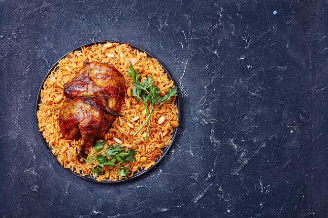 Tupperware Nasi Briyani Ayam 